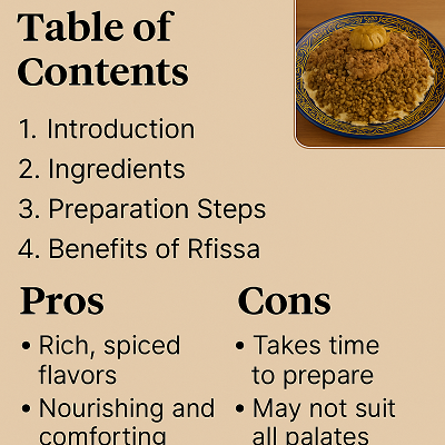 Chicken Rfissa– Make This Moroccan Classic in Simple Steps 4 00 1