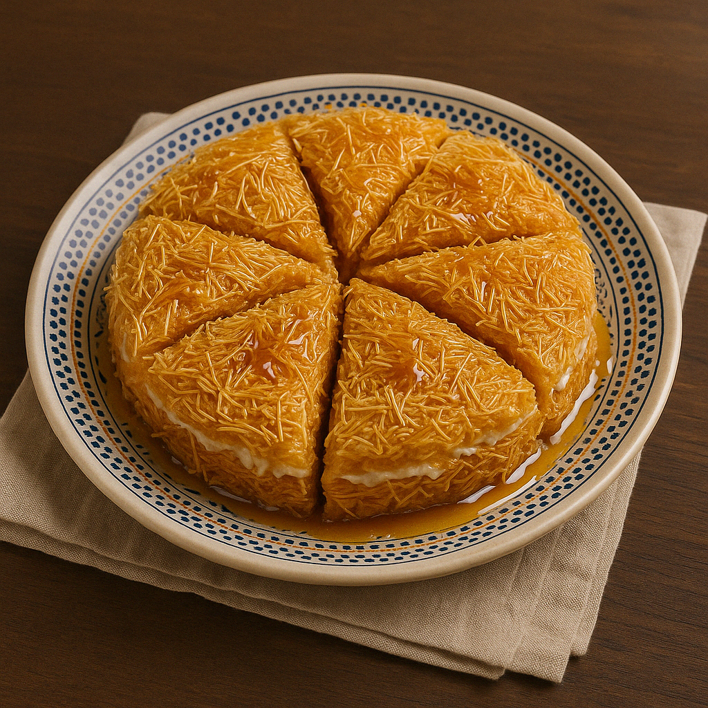 Kunafa with Cream and Dried Fruits – An Irresistible Flavor Explosion 3 09 3