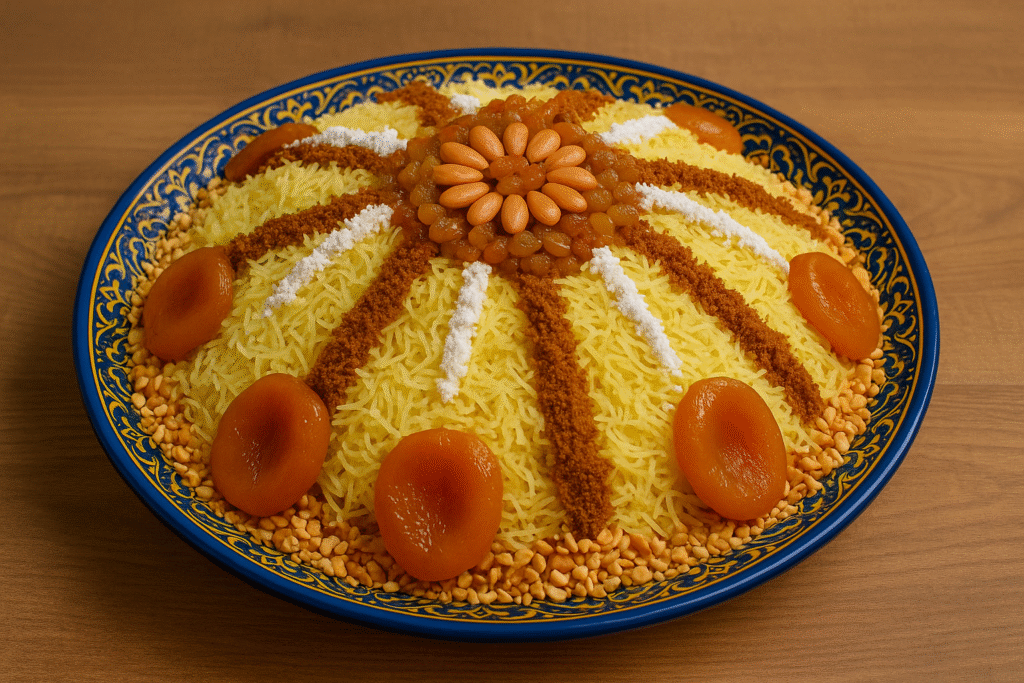 Delightful Sweet Seffa Vermicelli with Almonds – A Traditional Moroccan Treasure 3 3 4
