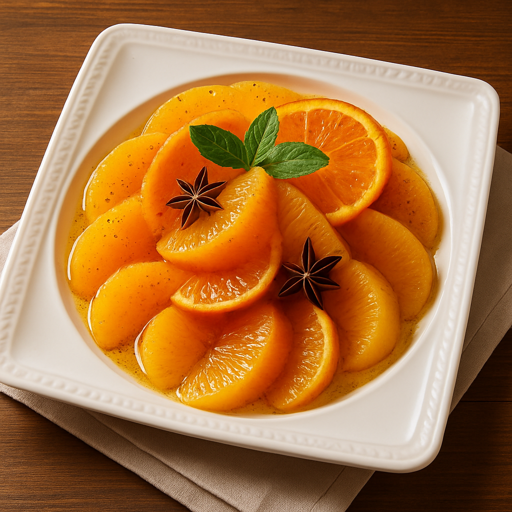 Orange Cuts in Cinnamon Syrup – A Light and Rich Citrus Dessert 3 8 1