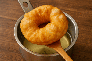 Crispy Moroccan doughnuts recipe served fresh with sugar and mint tea