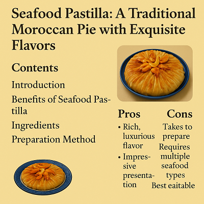 Fish Bastilla – A perfect Moroccan work of art Filled with Sea Treasures 4 8
