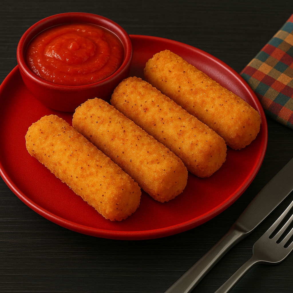 Soft cheese bites featured as a homepage dish on a food blog.