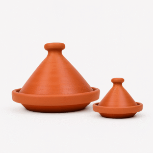 Traditional Moroccan clay tagine handcrafted for authentic slow cooking