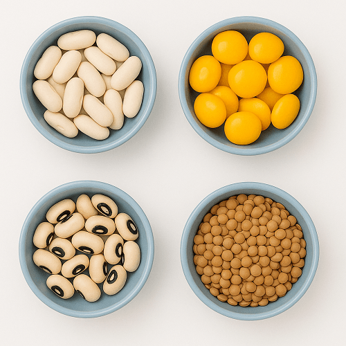 healthiest plant-based foods legumes including white beans lupini beans black-eyed peas and lentils