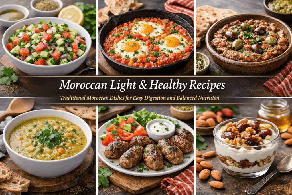 Moroccan Light and Healthy Recipes Traditional Cuisine